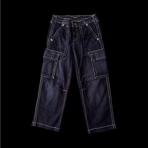 True Religion Y2K Baggy Cargo Jeans